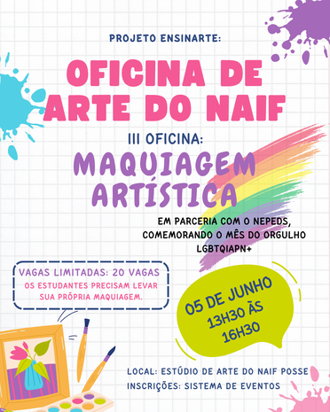 Banner Oficina de Maquiagem Artística