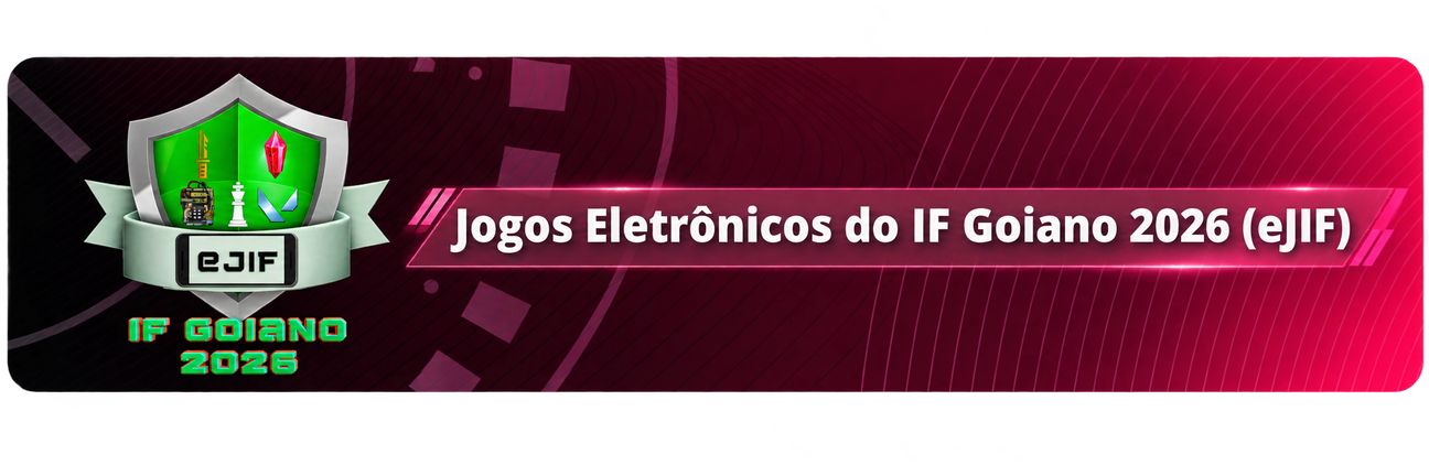Banner Jogos Eletrônicos dos Instituos Federais - Etapa IF Goiano