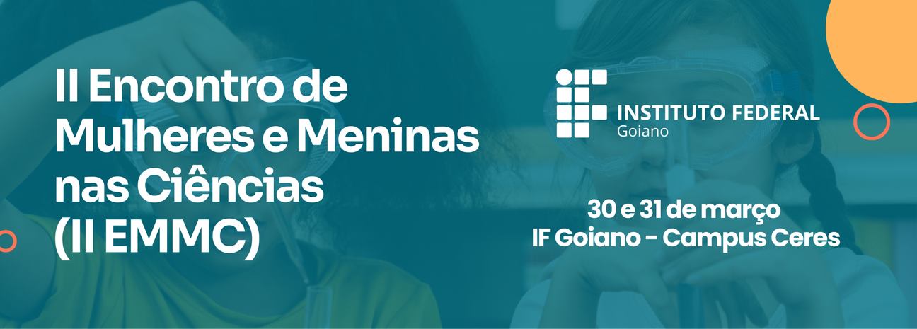 Banner II Encontro de Meninas e Mulheres na Ciência