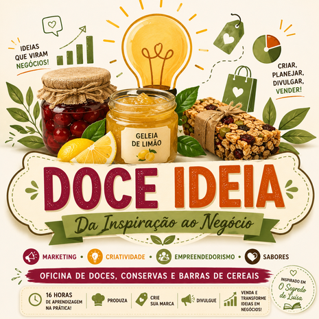 Banner Doce Ideia: da Inspiração ao Negócio