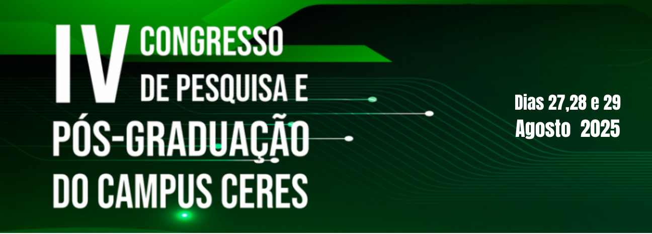 Banner 4º CONGRESSO DE PESQUISA E PÓS-GRADUAÇÃO DO CAMPUS CERES