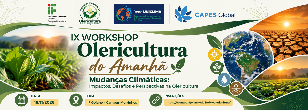 Banner IX Workshop Olericultura do Amanhã