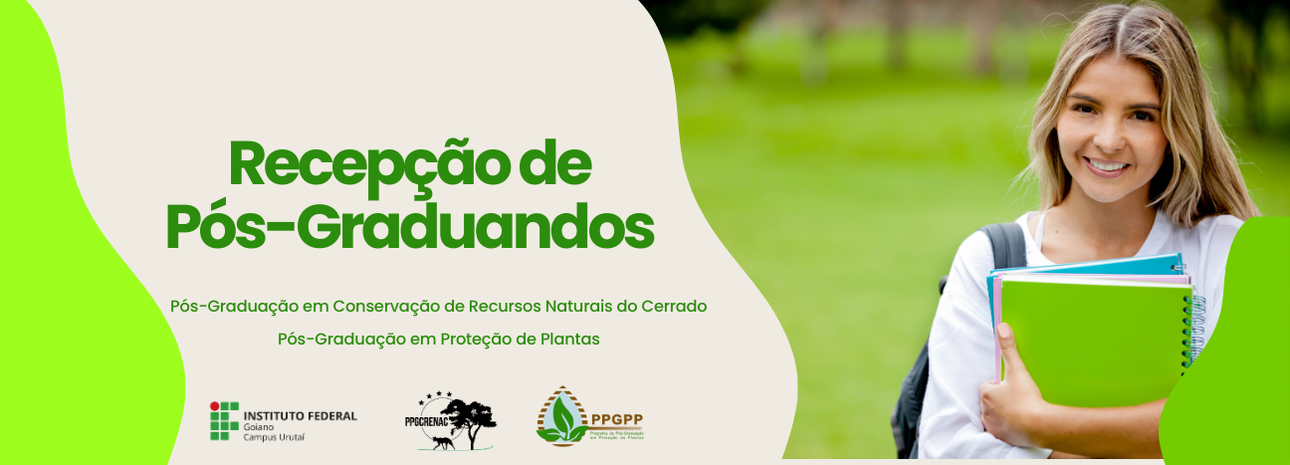 Banner Recepção de Pós-Graduandos