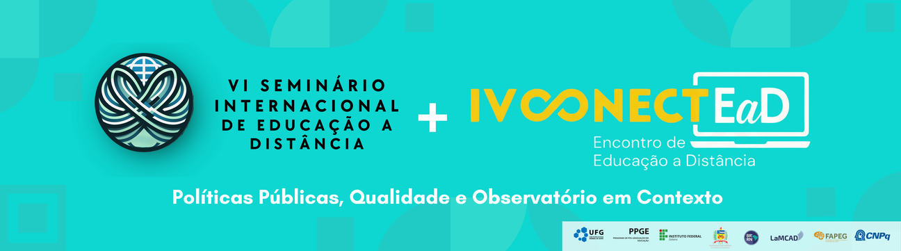 Banner VI Seminário Internacional de Educação a Distância / IV Conect EaD IF Goiano: Políticas Públicas, Qualidade e Observatório em Contexto