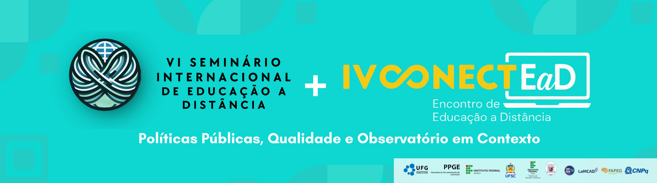 Banner VI Seminário Internacional de Educação a Distância / IV Conect EaD IF Goiano: Políticas Públicas, Qualidade e Observatório em Contexto