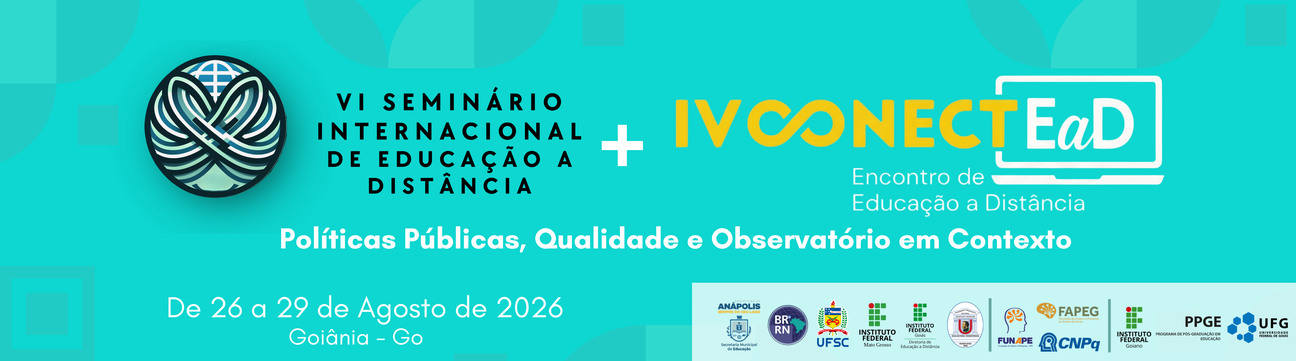 Banner VI Seminário Internacional de Educação a Distância / IV Conect EaD IF Goiano: Políticas Públicas, Qualidade e Observatório em Contexto