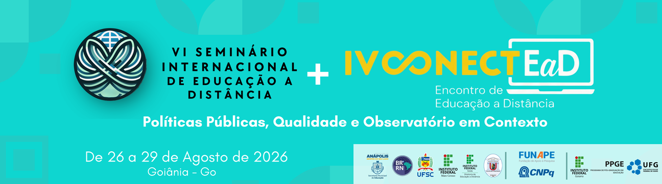 Banner VI Seminário Internacional de Educação a Distância / IV Conect EaD IF Goiano: Políticas Públicas, Qualidade e Observatório em Contexto