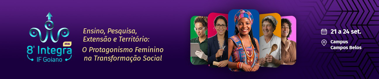 Banner 8º INTEGRA IF GOIANO  - CAMPUS CAMPOS BELOS | 21 a 24 de setembro