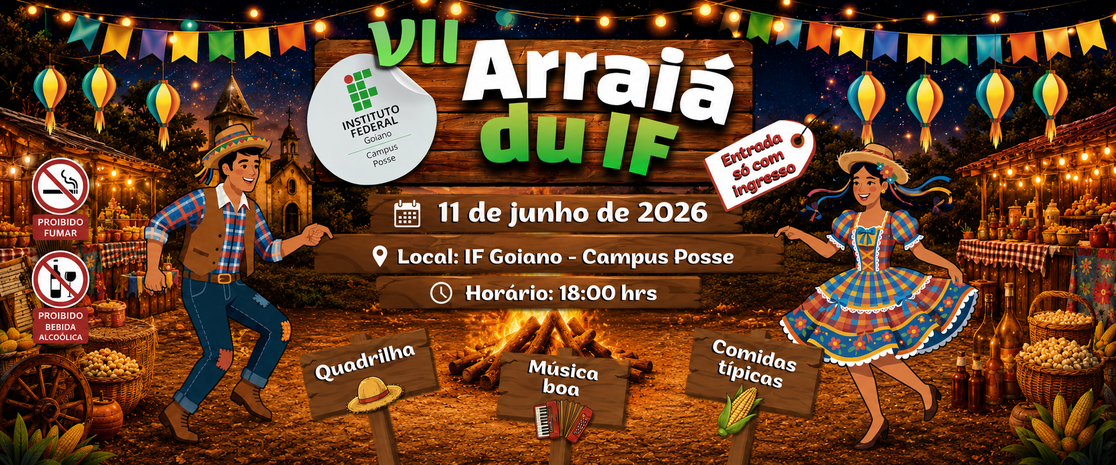 Banner VII Arraiá du IF