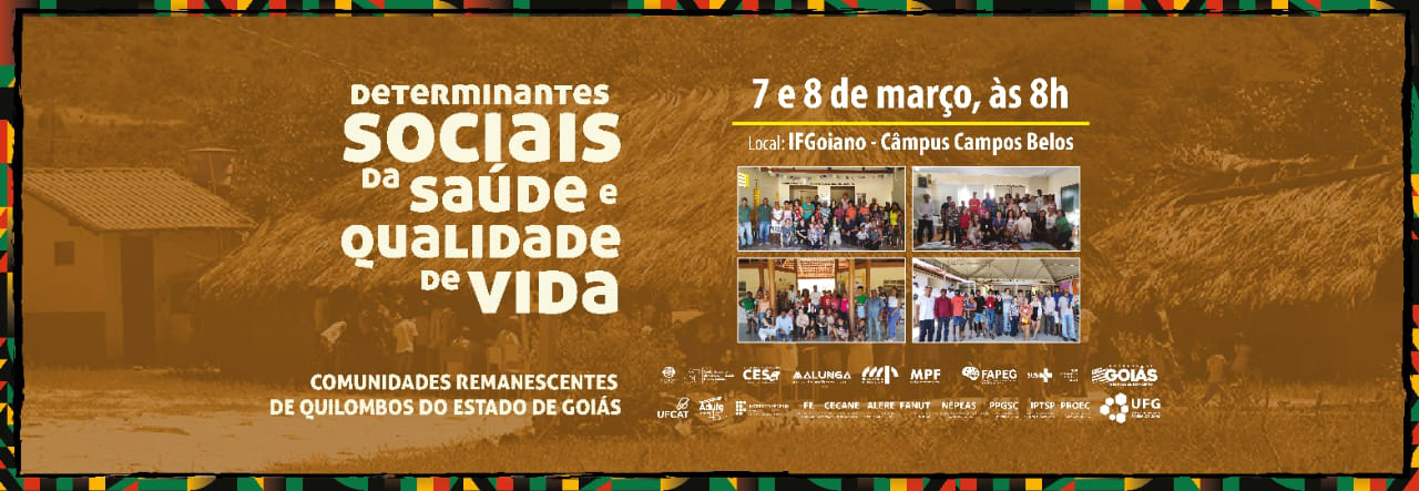 Determinantes sociais da saúde e qualidade de vida de comunidades remanescentes de Quilombos do Estado de Goiás