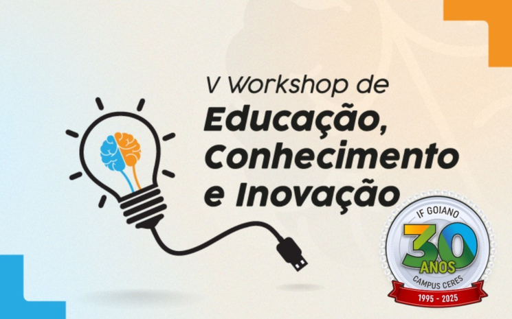 Banner V Workshop de Educação, Conhecimento e Inovação