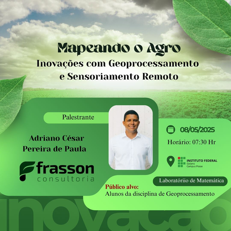 Mapeando o Agro: Inovações com Geoprocessamento e Sensoriamento Remoto