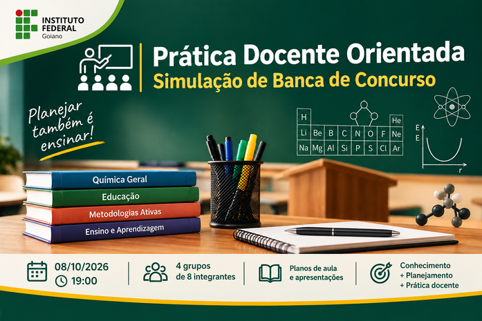Banner Prática Docente Orientada : Simulação de Banca de Concurso