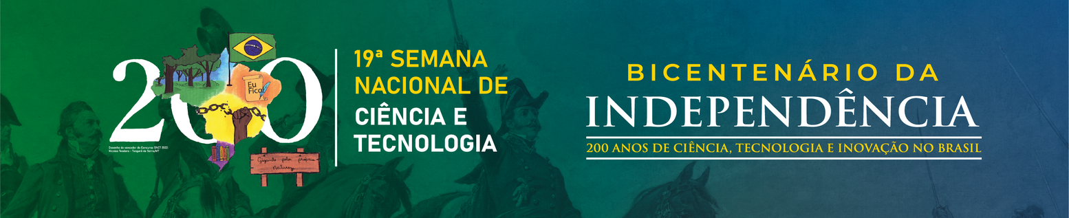 Banner Semana Nacional de Ciência e Tecnologia 2022 - IF Goiano Campus Avançado Catalão
