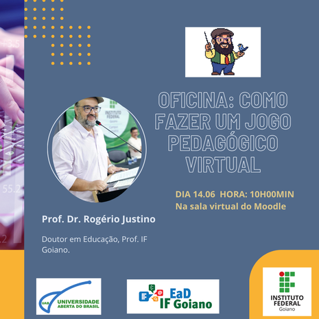 Banner Oficina: como fazer um jogo pedagógico virtual