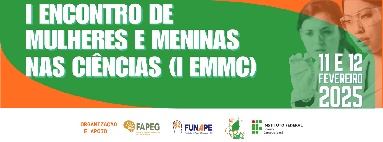 Banner I Encontro de Mulheres e Meninas nas Ciências