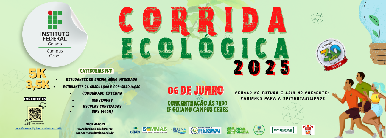 Banner Corrida Ecológica 2025