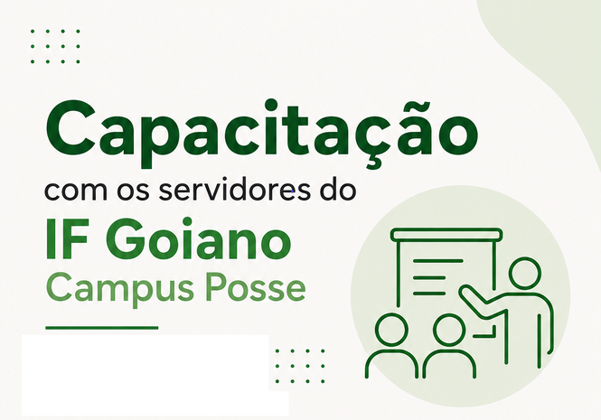 Banner Capacitação com os servidores do IF Goiano Campus Posse