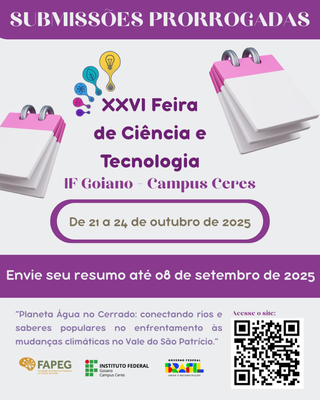 Prazo para envio dos resumos