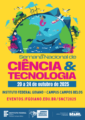 Submissões de trabalhos abertas para a SNCT 2025 no Campus Campos Belos
