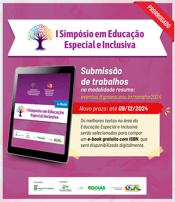 Prorrogação de Submissão de Trabalhos: