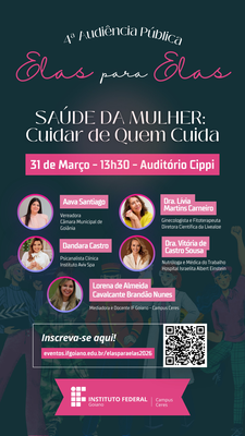 Audiência Pública: Elas para Elas